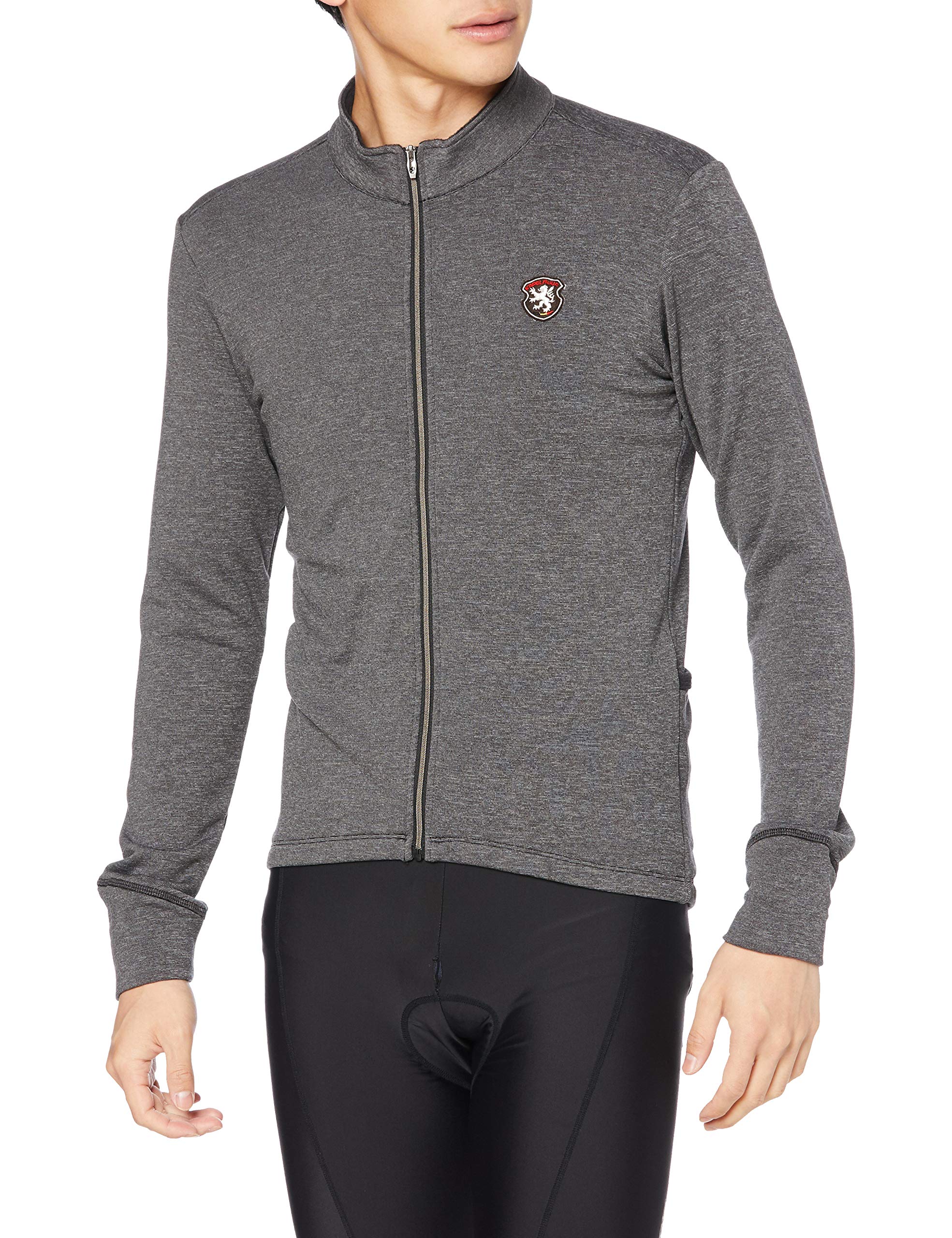 

Kapelmuur Pontetorto Long Sleeve Melange Japan Size XS to Japanese size Wool-Blend Jersey, Gray, kpls113, (equivalent XS)