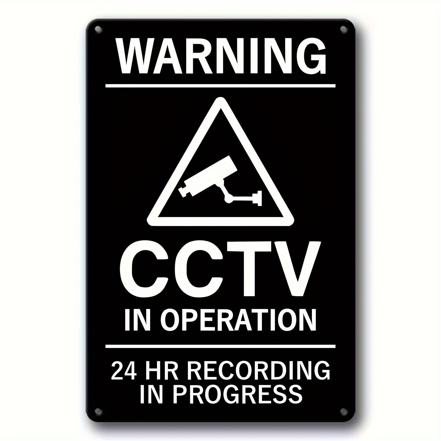 

CCTV in Operation ,Metal Aluminum Sign,Warning Sign,Home Decor,Farmhouse Decor,Porch Decor,Outdoor Decor,Public Place Decor 20x30cm