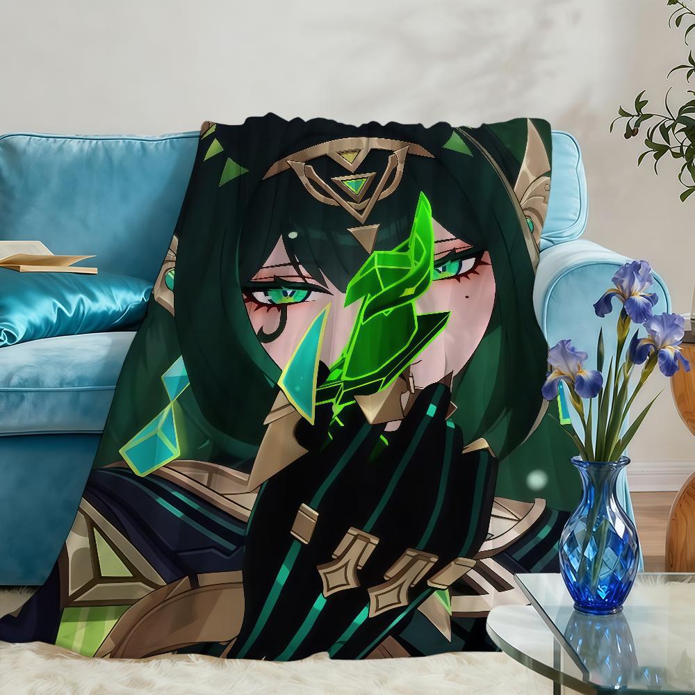 Genshin Impact Nefer Decke Überwurf Super Gemütlich Plüsch Wohnzimmer Sofa Couch Kindliche Geburtstagsgeschenke