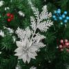 Handcraft Pine Leaves Christmas Flowers Hanging Xmas Decorative Flowers  Party Supplies