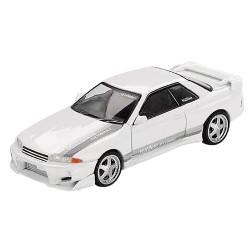 Sunrich MINI GT 1/64 Scale Nissan Skyline GT-R R32 Veilside Combat C-I White (Right-Hand Drive) Finished Product MGT01066-BL