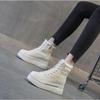 Fashion 2025 New Autumn Winter 9cm Cow Genuine Leather Down Cloth Women Ankle Booties Platform Wedge Females Plush Warm Shoes Snow Boots