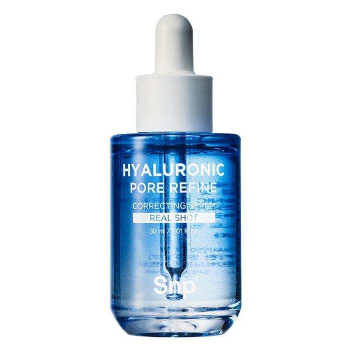 SNP Hyaluronic Spicule Pore Refine Correcting Serum Real Shot - Pore Tightening & Hydrating Facial Serum (30ml / 1.01 fl.oz.)