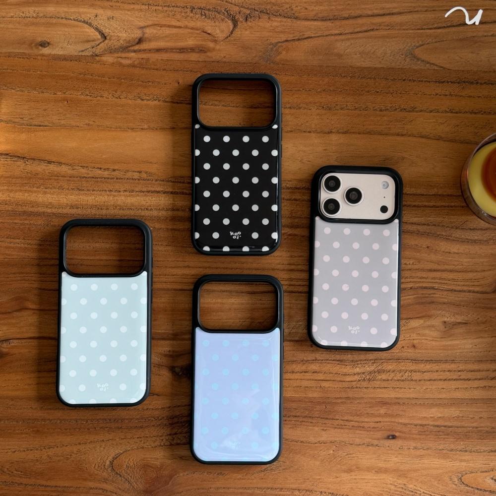 ins color polka dots are suitable for Apple 17 Pro mobile phone case iPhone16 personalized anti-drop 15/14 couple protective case