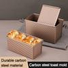 with Cover Bread Baking Mould Rectangle Shape Cake Toast Box Loaf Pan  Oven Cake Baking Making Tool