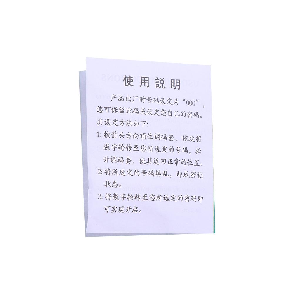 Zinc Zinc Zinc Alloy 1Pcs Student Dormitory Digit Code Password Durable Zipper Lock Padlock Lock Trolley Case