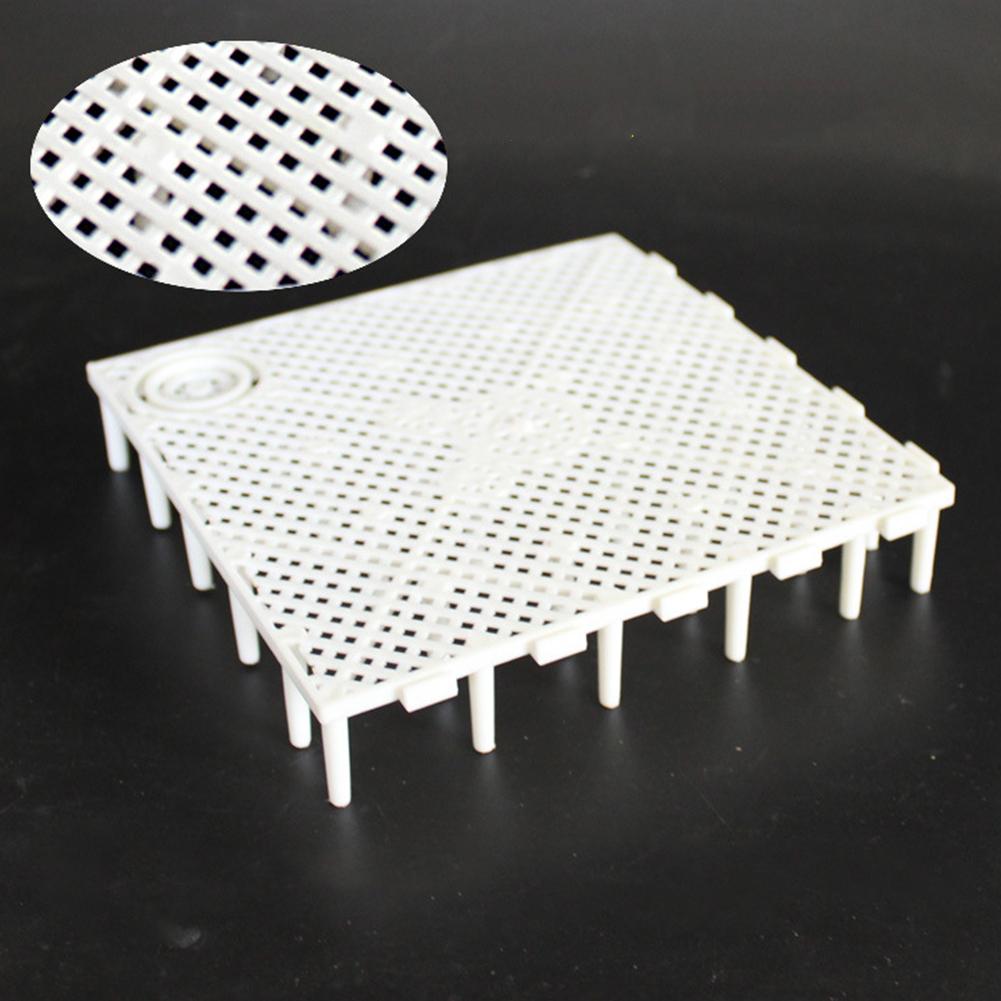 Fishbowl Bottom Filter Plate Ultra-dense Mesh Flexible Combined Splicing Design Clapboard Convenient Filtration Tool For Aquarium