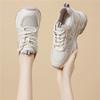 Versatile new dad shoes fashion spring mesh breathable white shoes thick-soled cm height increase casual sports women's shoes