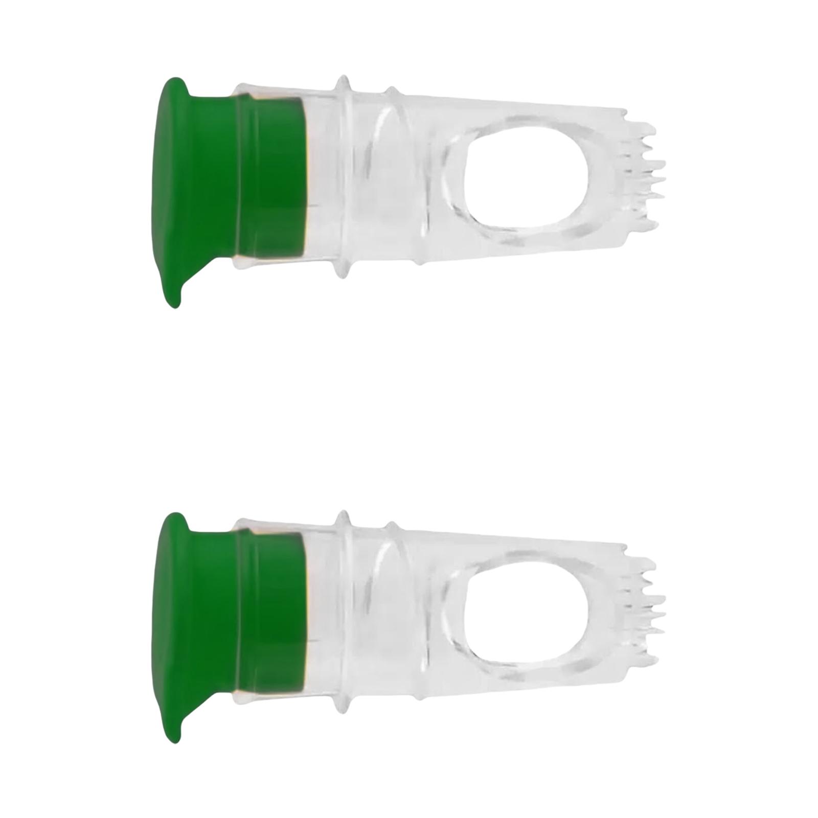 

Set of 2 Easy to Clean Plastic Lemon Juicer Set for Quick and Easy Citrus Juice Extraction at Home or On the Go