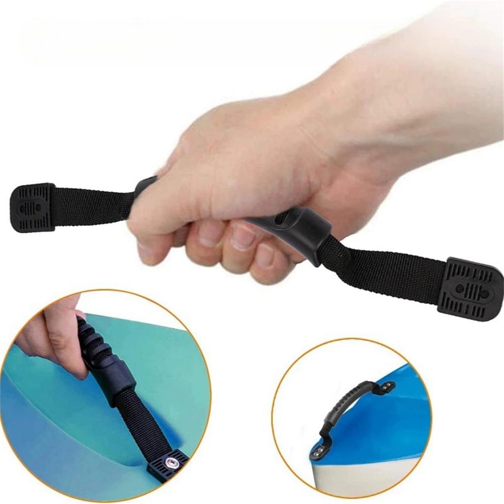 Black - Handle Replacement for Kayaks, Canoes & Toolboxes – Portable Carry Handle for Boats & Outdoor Gear