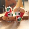 Cute Cute Pizza Cake Small Pendant Plush Toy Doll Cheese Bag Hanging Keychain Doll Doll