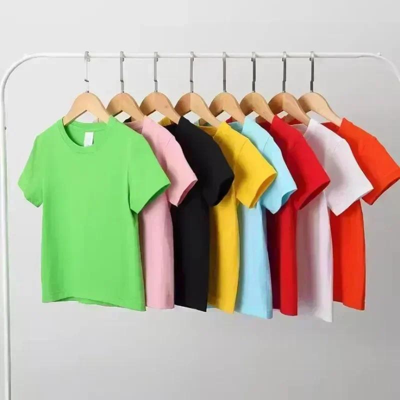 2026 Cat Kids Tshirts Summer Short Sleeve Tees Cartoon Animal Boys Girls Clothes Kawaii Kitten Tops Y2K Children T-shirt
