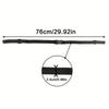 1/2/4PCS Black Polyester Backpack Straps, Adjustable Chest Strap with Secure Buckle, Lightweight Minimalist Design