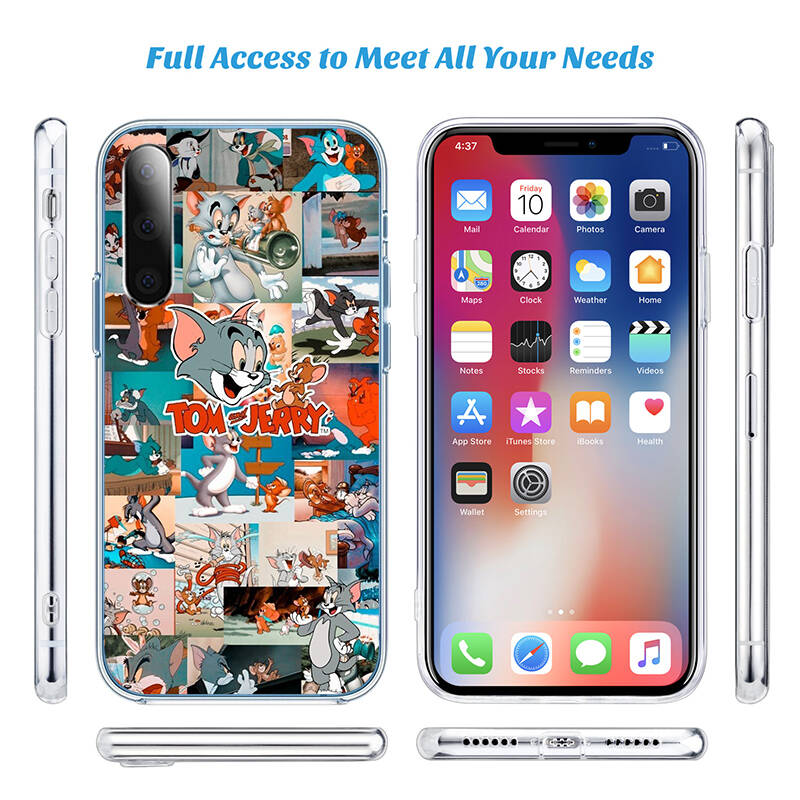 Tom and Jerry Cartoon Phone Case for Motorola G14 G15 G24 G30 G31 G32 G34 G41 G42 G51 G52 G50 G60S G60 G62 G72 G71 G73 G84 G85 G200 E32