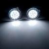 FQOD7 ANGRONG 2x LED Side Under Mirror Puddle Light For Ford Focus C-Max Kuga Mondeo Mondeo Fusion Ranger Expedition F-150 Edge S-Max