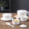 Ceramic Double-Boiler Stew Pot with Lid