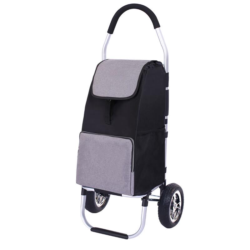 Foldable Aluminum Shopping Cart with Insulated Bag