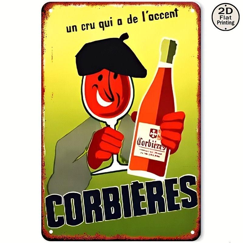 Vintage Drinks Wall Poster Metal Tin Sign 20x30cm