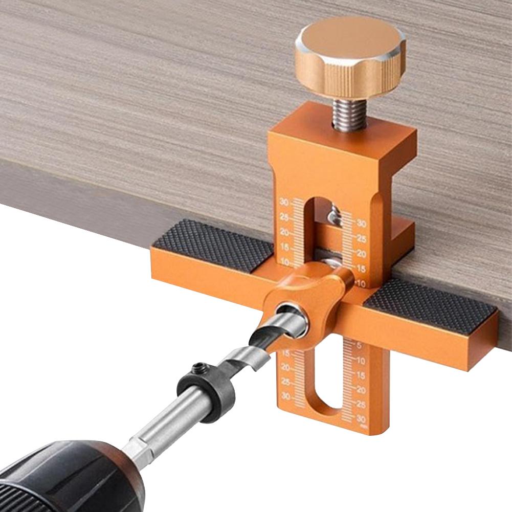 Cabinet Door Quick Leveling Device 2 In 1 Positioning Installation Jig Door Panel Mounting Rebounding Device Drilling Locator