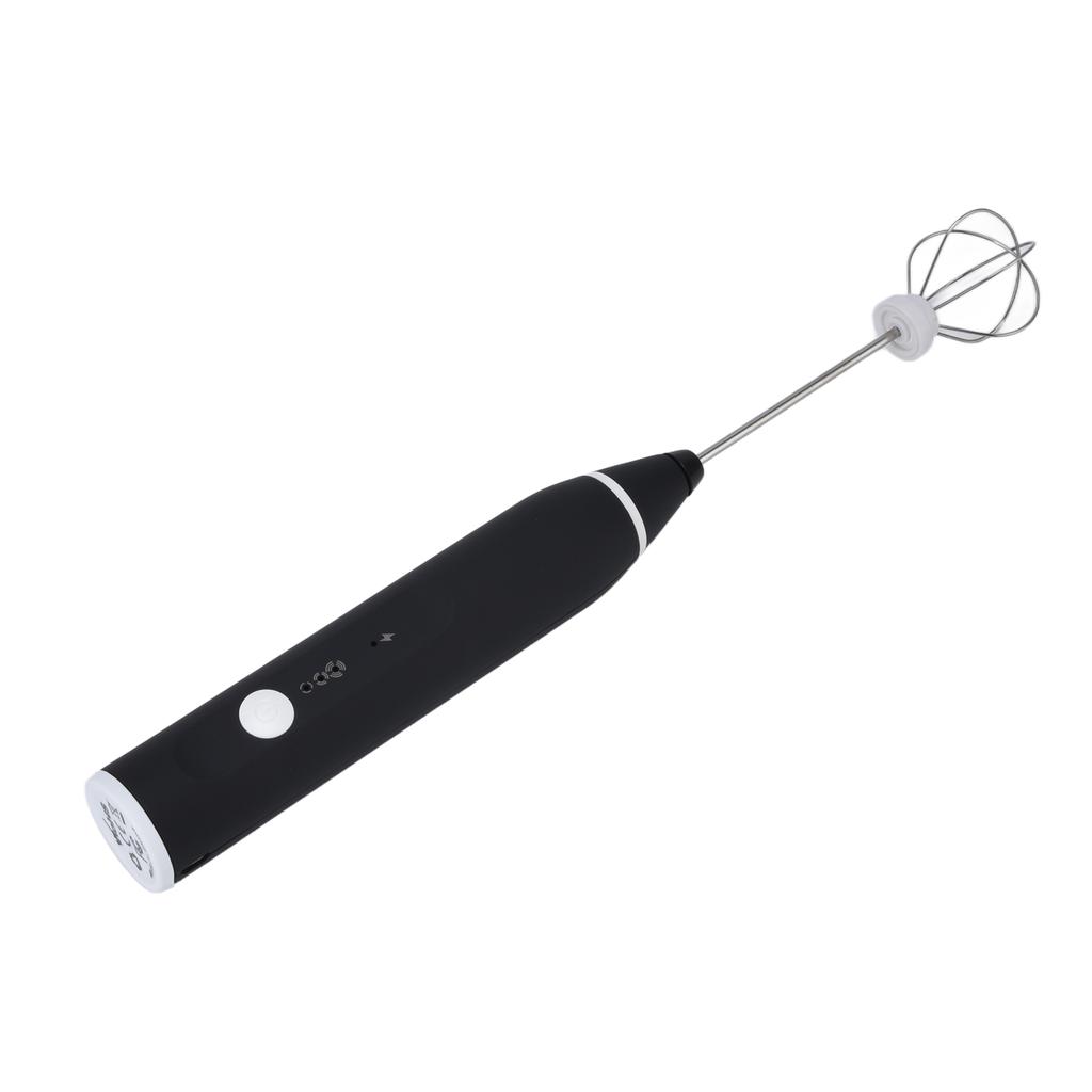 Electric Stirrer 3 Speed Modes Electric Handheld Stainless Steel Detachable Probe Safe Nonstick