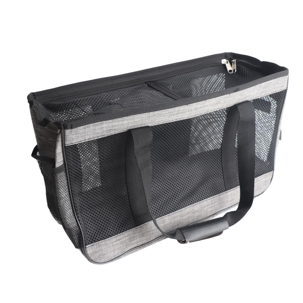 Cat Carrier Bag Breathable Large Space Pet Cat Travel Carrier with Handle and Zipper for Outdoor