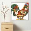 New Arrival 5D DIY Full Circle Diamond Painting "Rooster" Embroidery Cross Stitch Home Decor Gift