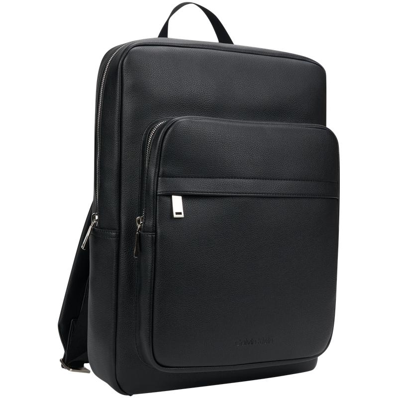 Calvin Klein Business Commuter Fabric Backpack Men Backpacks Space-Black 4D3006G-UB1