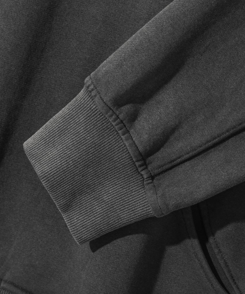 Vlad Pigment Slash Hoodie_Charcoal