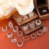 Stainless Steel Adjustable Open Ring - Colorfast Titanium Jewelry