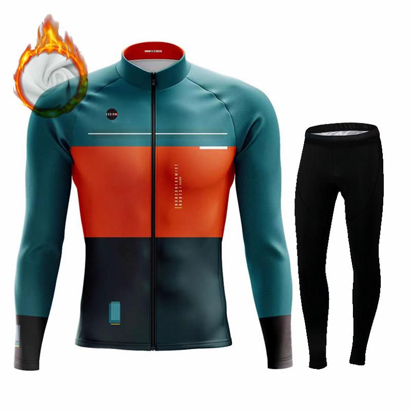 2026 Winter Fleece Riding Suit Set Gobikful Spain Winter Thermal Fleece Jacket  Jersey Long Sleeve Ropa Ciclismo Hombre Bicycle Wear Bike Clothing