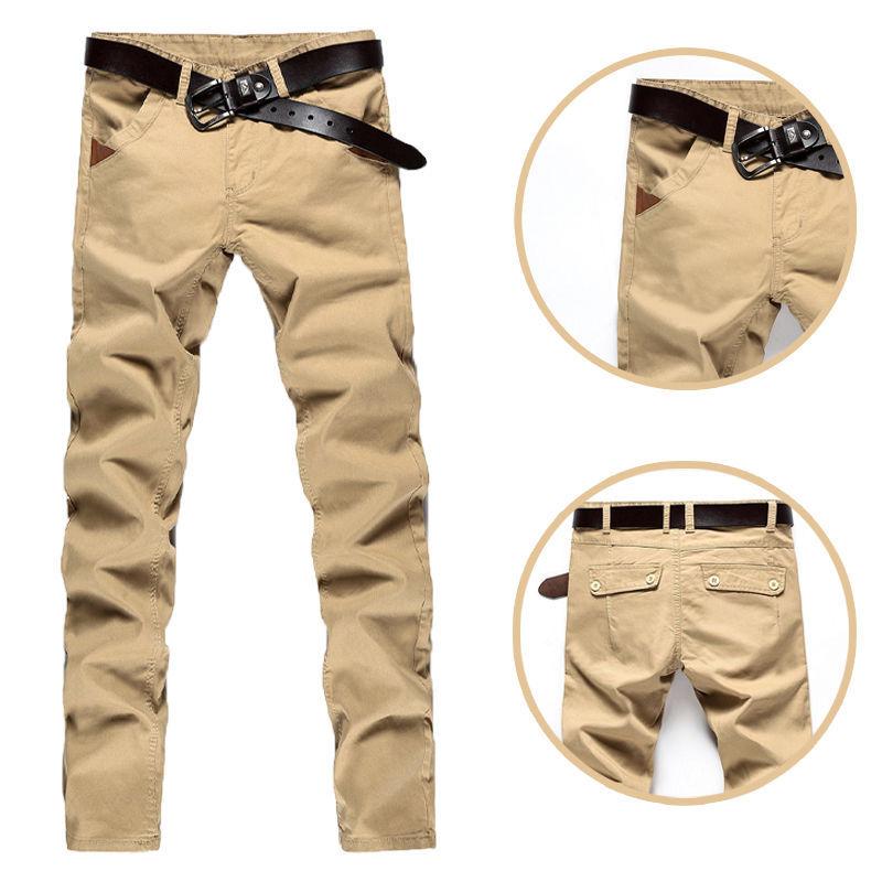 Four Seasons Wear New Men'S Casual Pants Loose Straight Work Pants Military Green Work Pants Men'S Wear Resistant