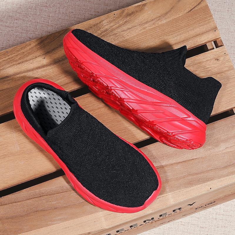 Jinjiang Plateau-Socken-Schuhe Vier Jahreszeiten atmungsaktiv und bequem Große Größen leichte lässige Sportschuhe