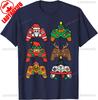 Weihnachten Gamer Controller Weihnachten Gaming Männer Jungen Jugend T-Shirt Rundhals Kurzarm Lässig Weich Bequem Viele Farben Oberteile