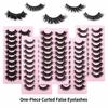 Natural Look 3D Faux Mink Lash 14-16mm Length Fake Eyelash Eye Makeup Tools  Makeup Enhancement