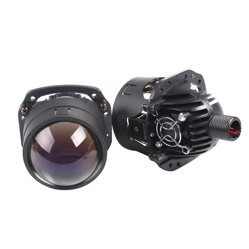 2.5" SANVILED 2024 LED Bi-Beam Headlight, 35W 6000K, Non-Destructive Blue Film Projector.