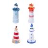 5 Pcs Mini Resin Lighthouse Ornament Aquarium Sand Table Micro Landscape Decor Diy Decorative Ecological Bottle Accessories