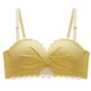 No steel ring, thickened, gathered and closed breast adjustment type, anti-sagging thin strapless bra set.