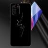 Abstract Art Line Phone Case For Xiaomi Mi 10T 11i 11T Note 10 11 Lite NE F1 POCO F3 M3 X3 GT NFC M4 X4 Pro 5G Soft Black Cover