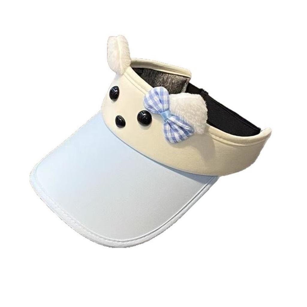 Summer Sun Hat for Women - Sweet & Cute Outdoor Bowknot Cycling Visor Cap