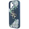 Etui Guess Grained Roses Big 4G Logo Do  Iphone 16 Niebieski