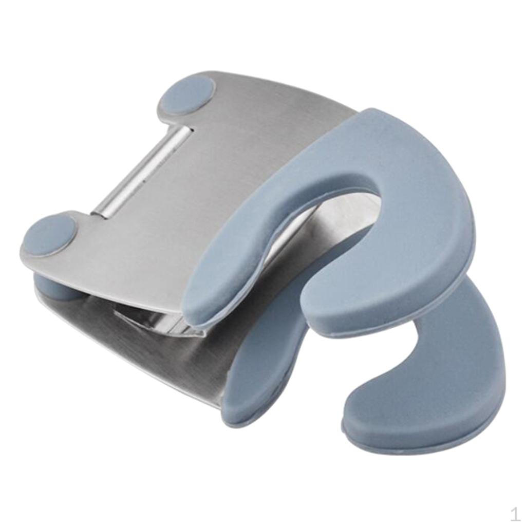 Nerezové Klipy na Lžíce s Tepelně Izolovaným Úchopem, Podložka, Protiskluzové na Hrnec, Odolná Kuchyňská