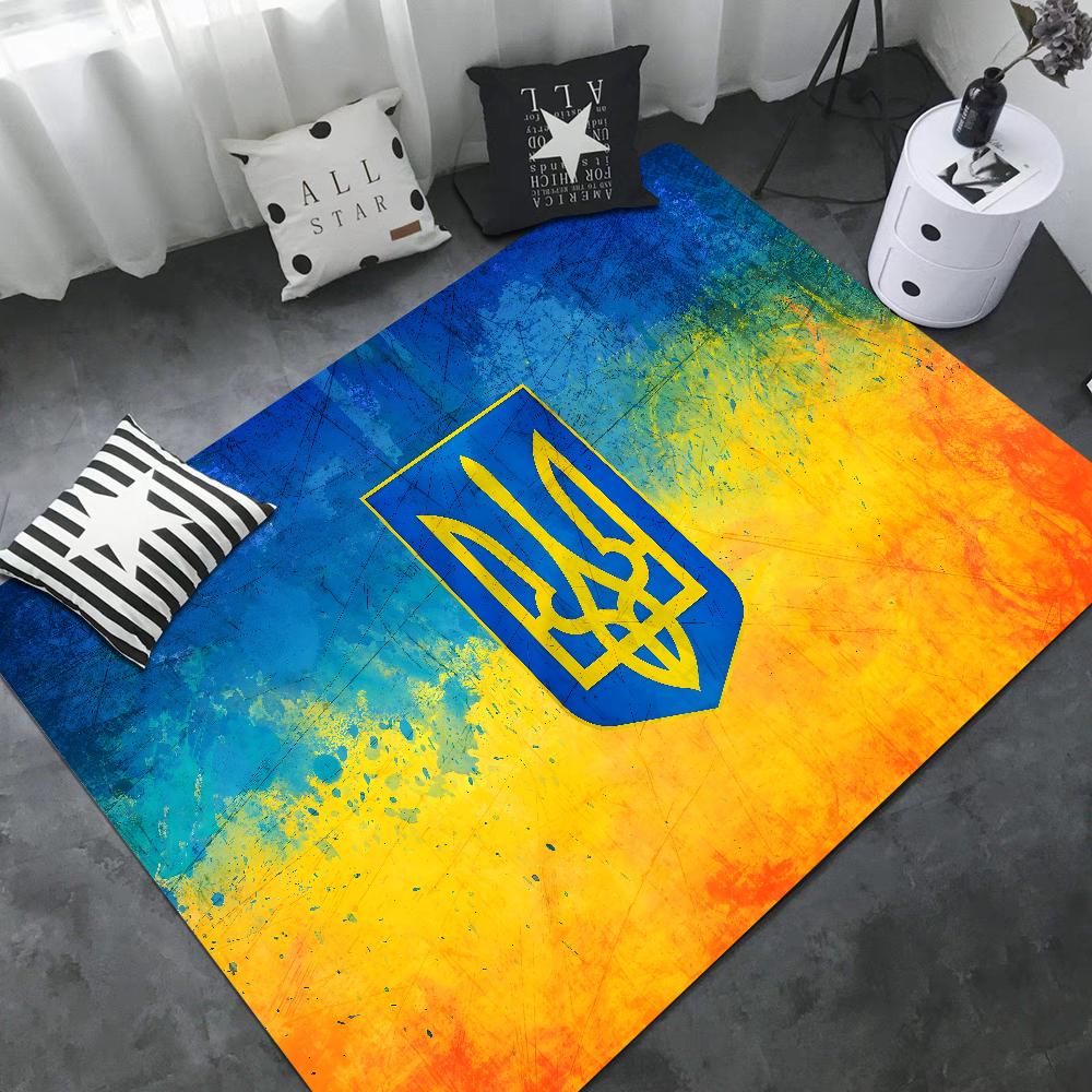 

Ukraine Ukrainian Girl Flag Entrance Door Mat Nordic Style Bedroom Living Room Doormat Home Balcony Anti-Slip Modern Home Decor 40x60cm