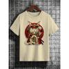Men's T-Shirt Japanese Cartoon Animals Pattern T-Shirt 3D Print Casual Short Sleeved T-Shirts Oversized Men Clothing Tops Summer