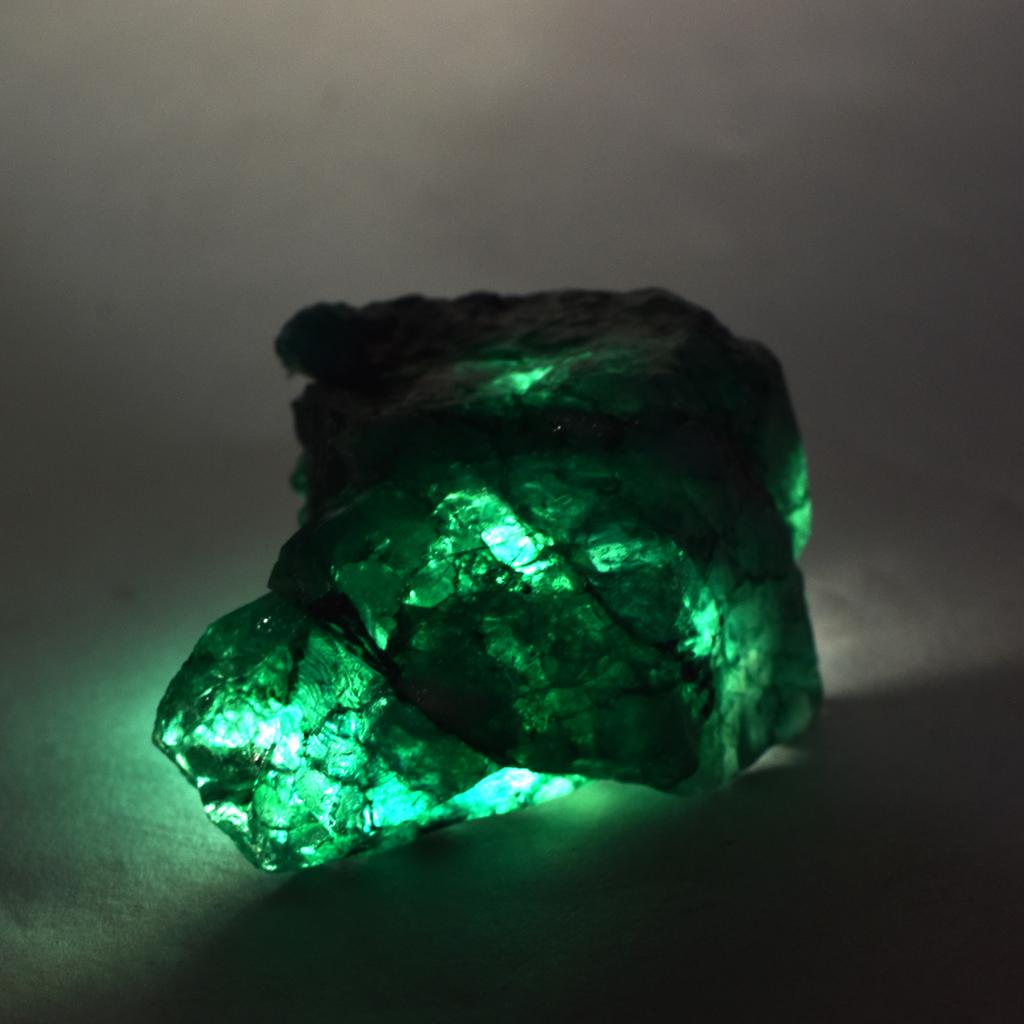 Natural Green Emerald Huge Size 238.10 Ct Uncut Rough CERTIFIED Loose Gemstone AR-2408