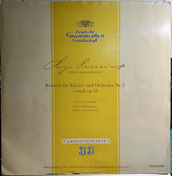 LP Record SERGEI VASILYEVICH RACHMANINOFF AN Konzert Fr Klavier Und Orchester N 18190LPM Deutsche Grammo 1954 Germany Classical Used