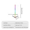 Modern LED Line Floor Lamp RGB Colorful For Lving Room Corner Bedroom Study Office Right Angle Long Floor Atmosphere Lighting