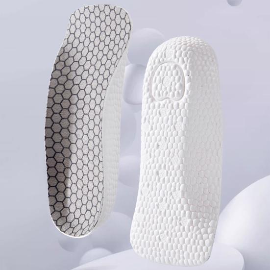 Inner Heightening Insole 2-4cm Lift Pads Soft Cushioned & Breathable with Odor Control, Non-Slip Design 3/4 Length Invisible Lift Pads for Sneakers &