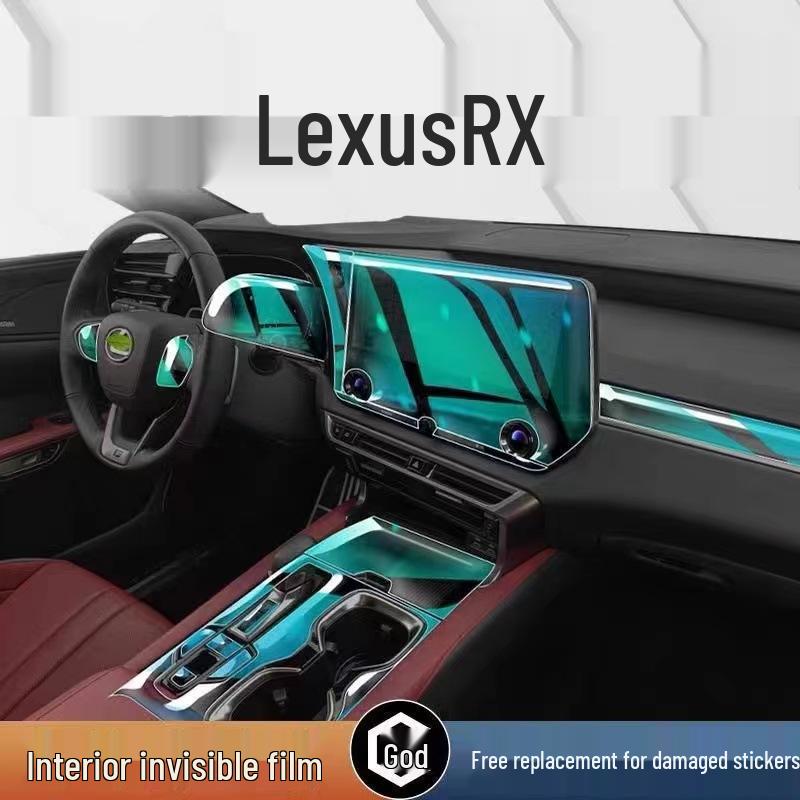 Transparent TPU Interior Film for New Lexus RX with Central Control Screen Protector and 350 Accessories