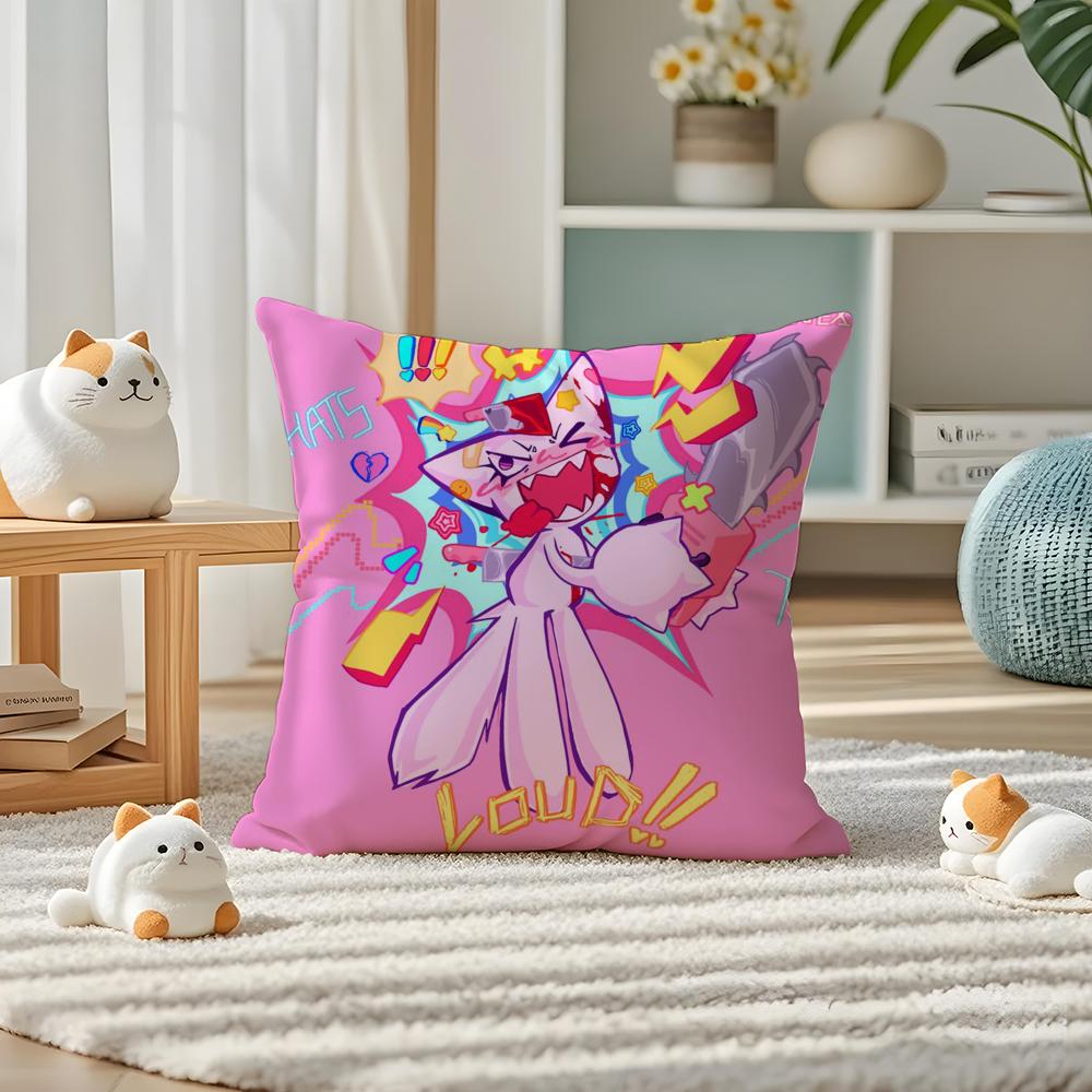 Boykisser SSilly Katze Niedliche Kissenhülle Seidig elegant Komfort Schlafsofa Versteckter Reißverschluss
