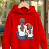 Girls' Autumn/Winter Hooded Sweatshirt Long-Sleeved Casual Pullover